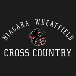 NW Cross Country - Ladies PosiCharge ® Tri Blend Wicking Fleece Crop Hooded Pullover Design