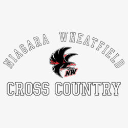 NW Cross Country w/ Player Name - Ladies PosiCharge ® Tri Blend Wicking Fleece Crop Hooded Pullover Design