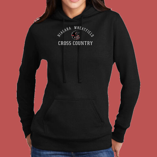 NW Cross Country - Ladies Core Fleece Pullover Hooded Sweatshirt Thumbnail